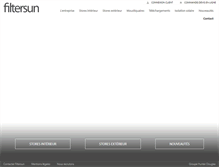 Tablet Screenshot of filtersun.com